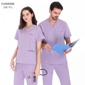 隔离衣弹力服医护工作服